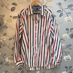 Tommy Hilfiger Men's Multicolor Vintage Striped Shirt